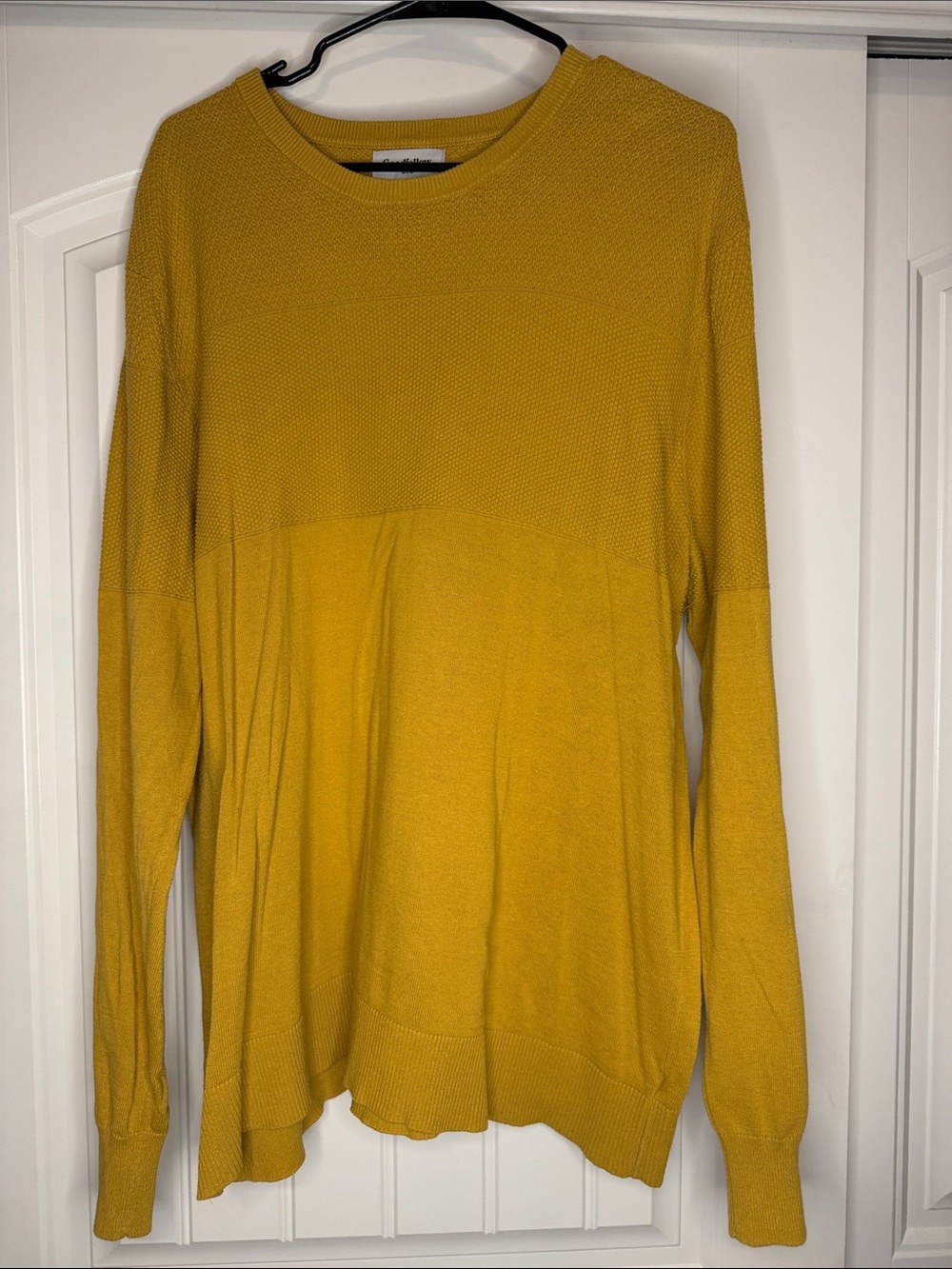Goodfellow & Co Mustard Yellow Crewneck Sweater